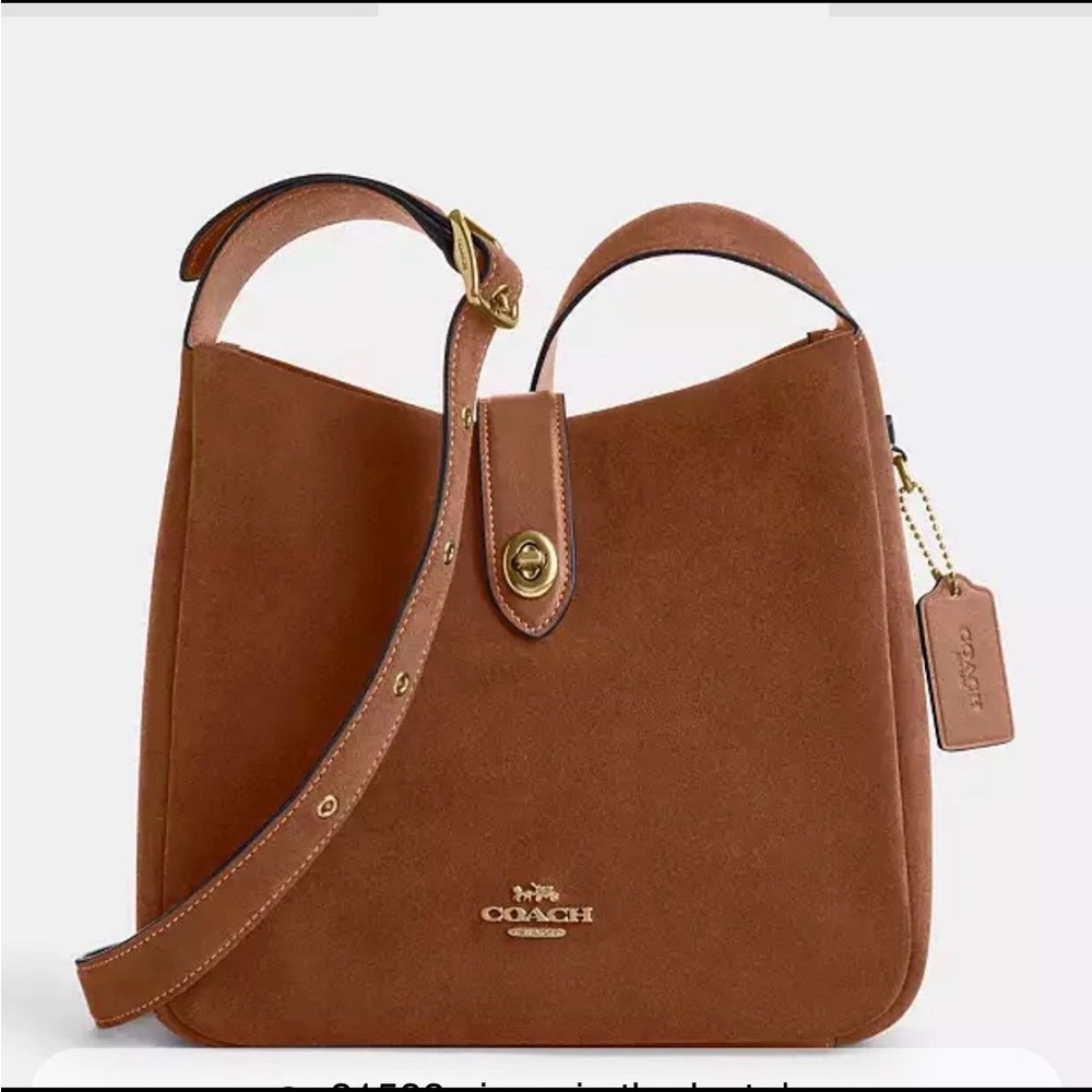 Coach Hadley Convertible Crossbody Bag In Suede